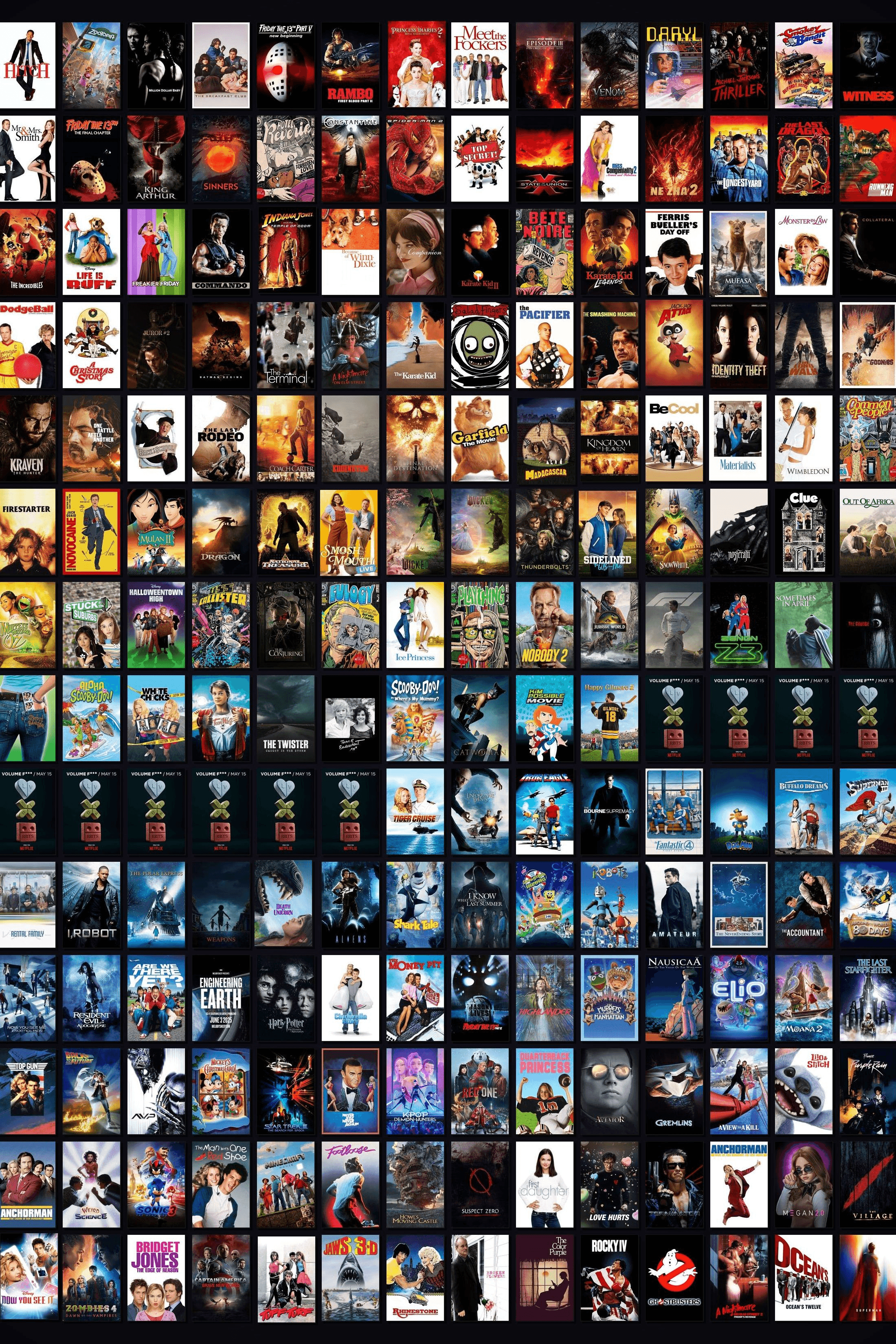 Movie poster collage from @BenjaminS_