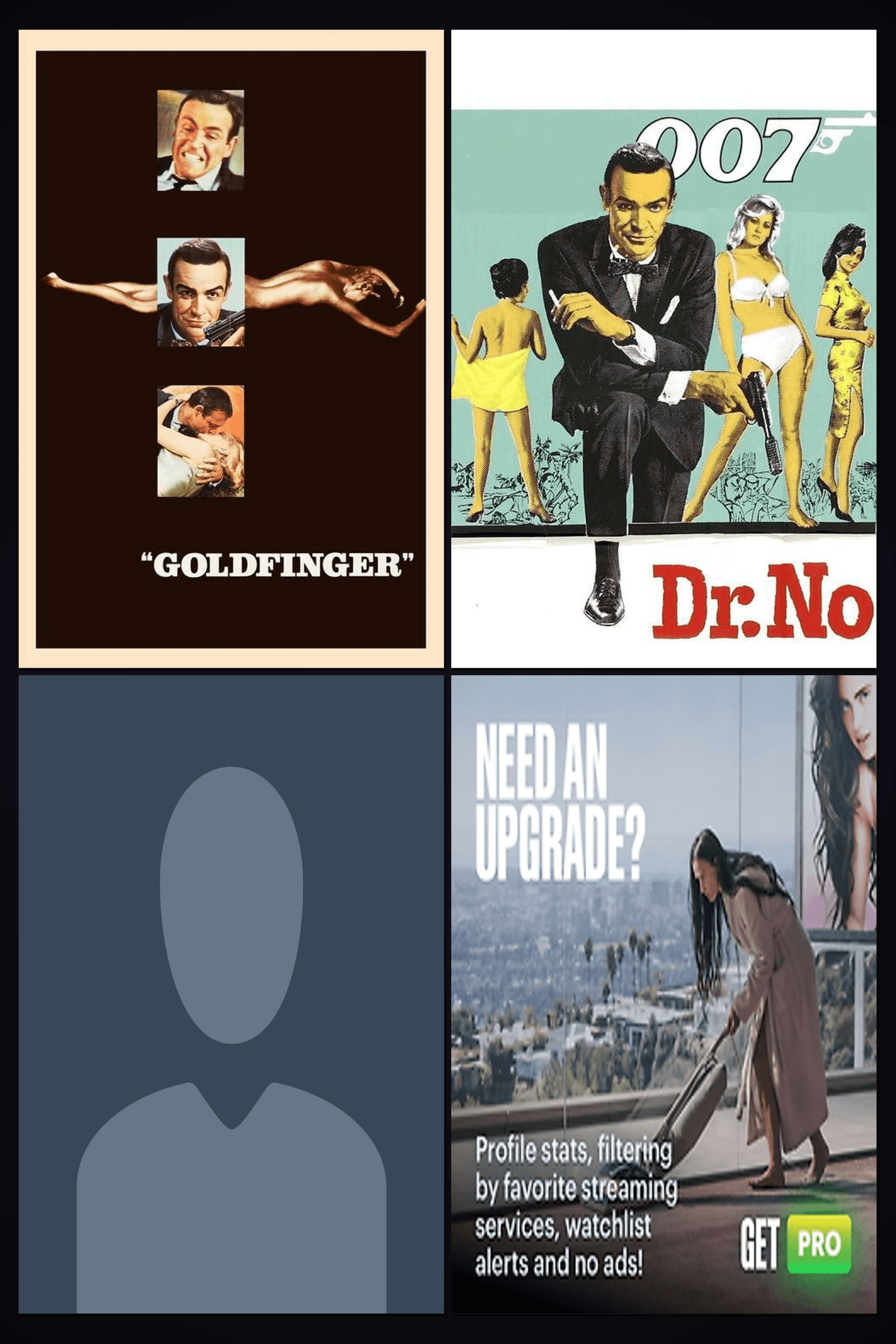 Movie poster collage from @hv8qR